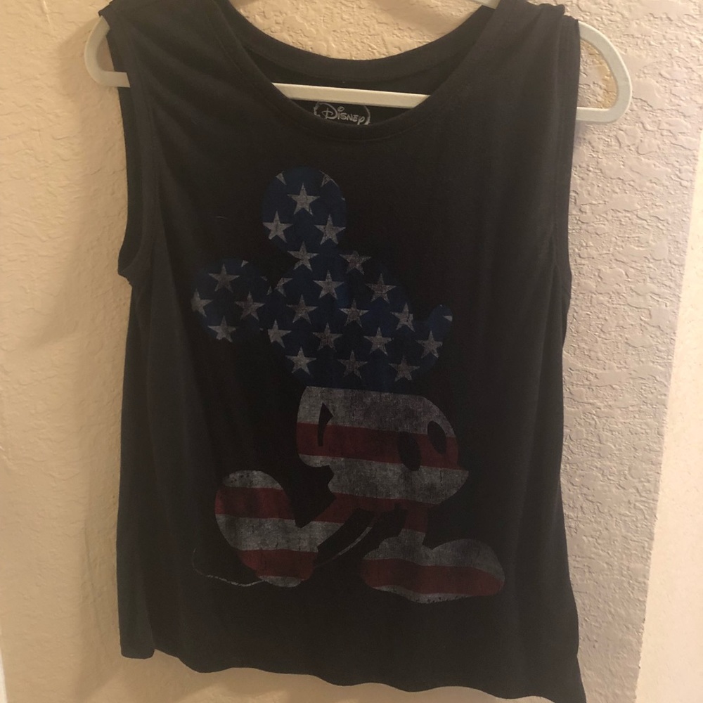 Mickey Mouse America/July 4th Muscle Tee
